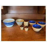 Assorted Stoneware Bowls and Jugs