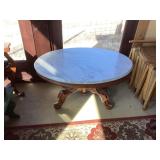 Marble Top Coffee Table 34”x22”x18”