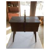 Wood Sewing Storage Box