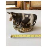 Cow and Calf Figurine