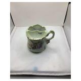 Brandenburg Porcelain Mustache Cup with Floral Design