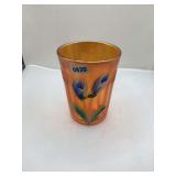Fenton Carnival Glass Tumbler Marigold