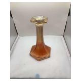 Jeannette Glass Company Marigold Carnival Glass Candle Holder