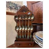 Spoon Holder with Spoons