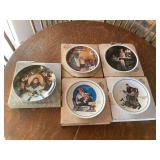 Knowles Rockwell Society Collector Plates - Set of Five