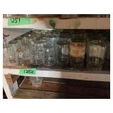Collection of Clear Glass Jars