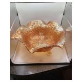 Imperial Glass Lustre Rose Footed Bowl