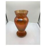 Imperial Prism Daisy Band Marigold Carnival Urn Shaped Vase