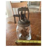 DAZEY Butter Churn with Glass Jar