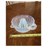 Opal Glass Citrus Juicer