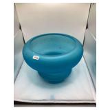 Decorative Turquoise Glass Bowl