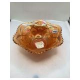 Imperial Marigold Carnival Glass bowl