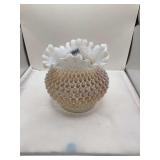 Fenton French Opalescent Hobnail Vase
