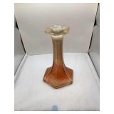 Jeannette Glass Company Iridescent Glass Candlestick Holder
