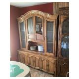 2 Piece China Hutch 66”x18”x81” no contents
