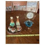 Vintage dragon ware cruet set vintage vanity for holding jewelry & watches