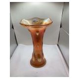 Imperial Iridescent Carnival Glass Vase