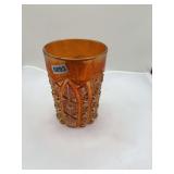 Imperial Glass Tumbler Marigold Carnival Glass