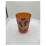 Fenton Carnival Glass Tumbler Marigold