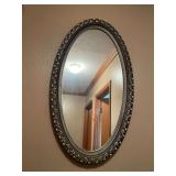 Mirror with Metal Stand and Additional Wooden Frames