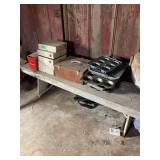 Kodak Slide Boxes, Slide Viewer, Wooden Box, and Baking Tins