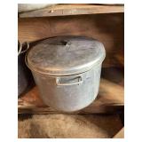 Covered Metal Stock Pot