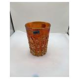 Imperial Marigold Carnival Glass Tumbler