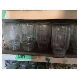 Assorted Glass Mason Jars