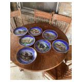 Wildlife Plates 11.5”(6) & 12.25”(1)