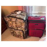 Two Assorted Rolling Suitcases