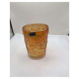 Imperial Glass Marigold Grape Carnival Glass Tumbler