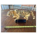 Battery Operated Plush Tiger Toy vintage 1960’s