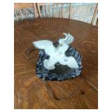 Parrot Ceramic Electric Lamp