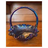 Fenton Art Glass Company Carnival Glass Basket
