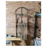 Metal and Wood Sled