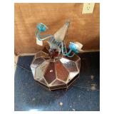 Stained Glass Hanging Light Fixture