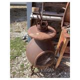 Metal Outdoor Fireplace