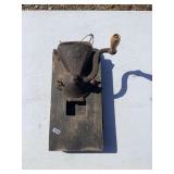 Enterprise Coffee Grinder on Wood Mount