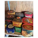 Assorted Decorative Tins