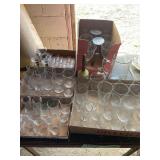 Assorted Etched Glassware Collection