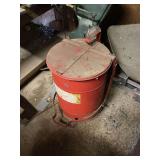 Red Metal Flammable Liquid Storage Container