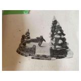 Department 56 Snow Village Skating Pond Piece Retired