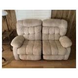 Microfiber Reclining Loveseat Sections