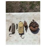 Assorted Pulley and Scale Collection