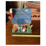 Wooden Holiday House Decoration