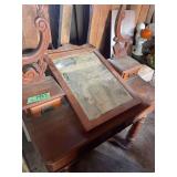 Wood Vanity Dressing Table with Mirror