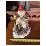 Santa Claus Figurine with Birds
