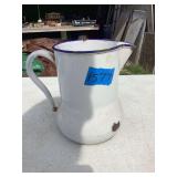 Enamelware Coffee Pitcher