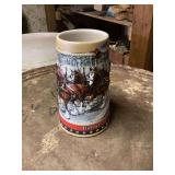 Budweiser 1906 Clydesdale Horse Team Ceramic Stein