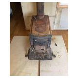 Wood Burning Stove with Flue
